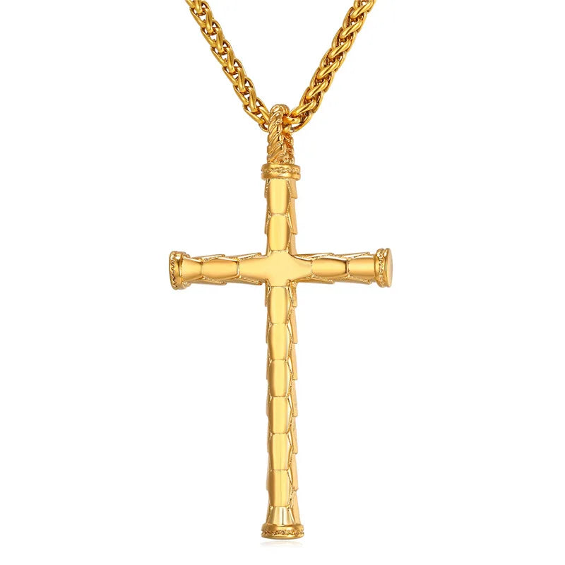 ChainsPro Cross Pendant Necklace – 316L Stainless Steel Christian Jewelry for Men & Women - Image 8