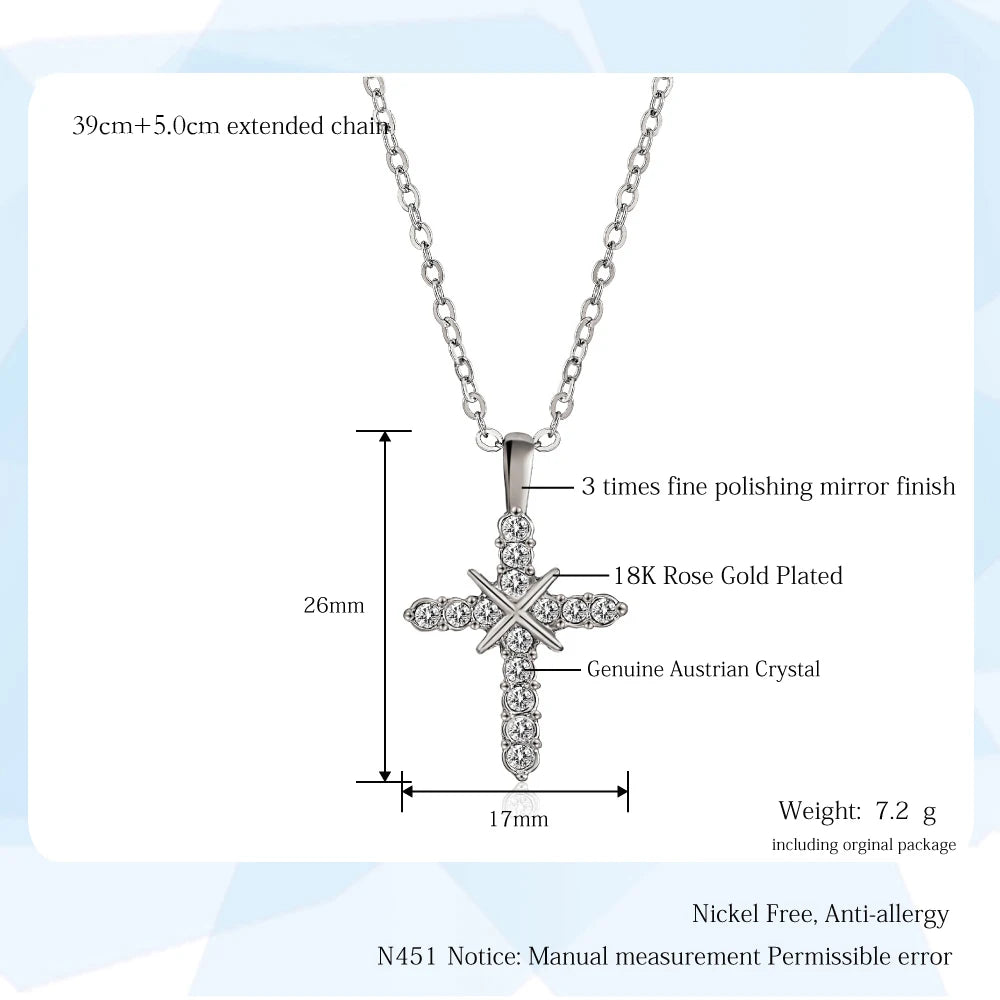 Christian Jesus Cross Necklace – Stainless Steel Pendant for Women & Men - Image 6