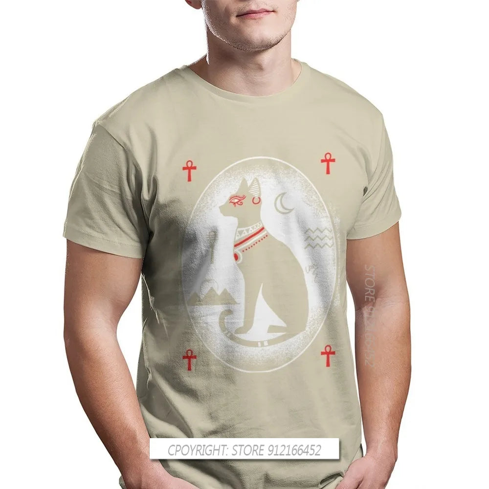 Ancient Egypt Gods T-Shirt – 100% Cotton Men's Top Featuring Atum, Horus, Osiris & Bastet - Image 21