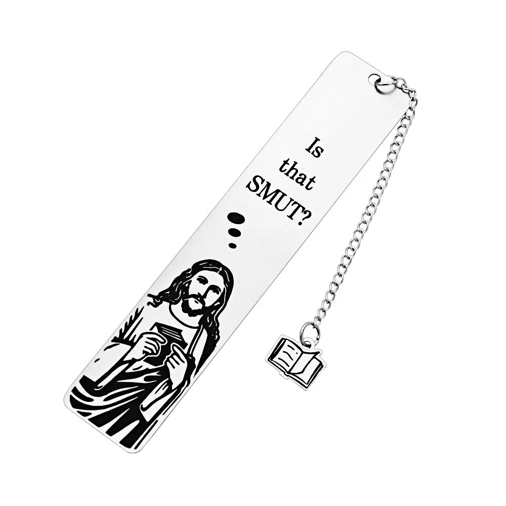 Funny "Peeking Jesus" Metal Bookmark – Humorous Gift for Book Lovers - Image 23