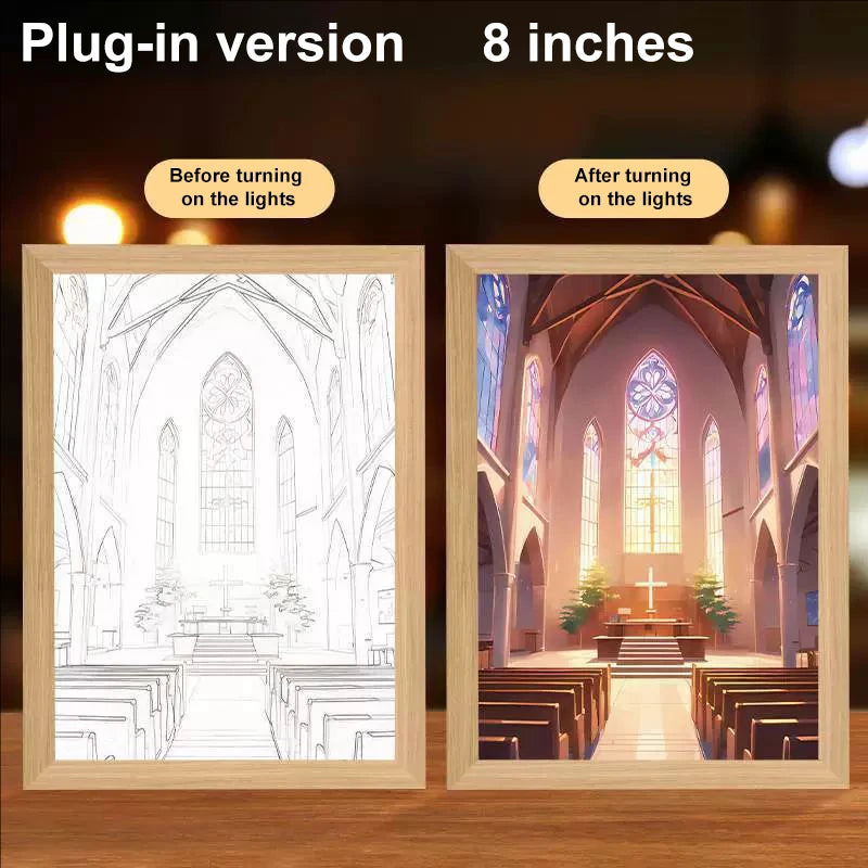 Lumin Works “I Am Always With You” Jesus Lamp - Image 31