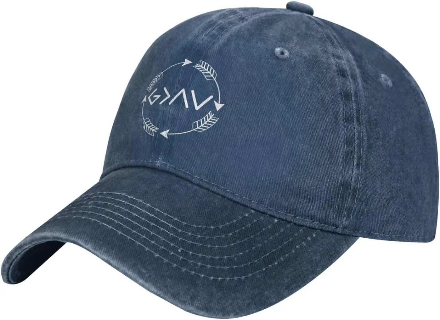 Funny Hat – God is Greater Than the Highs and Lows Baseball Cap for Women - Image 2
