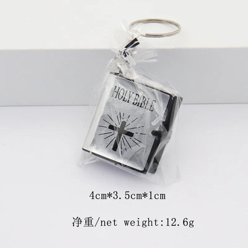 Mini English HOLY BIBLE Keychain - Image 5