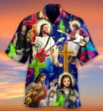 My God Jesus 3D Print Shirt – Summer Harajuku Lapel Shirt for Men & Kids