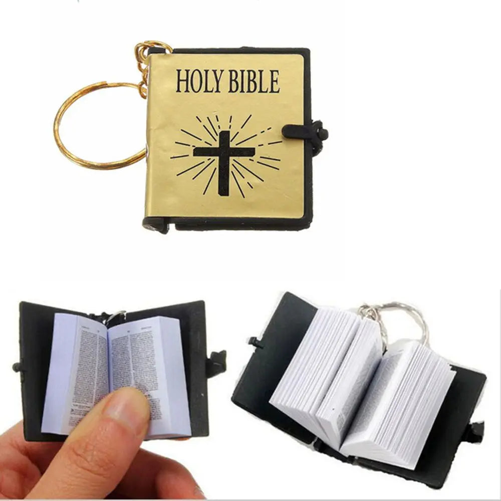 Mini English HOLY BIBLE Keychain - Image 3