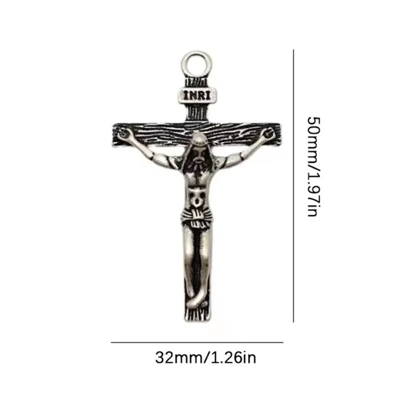 New Religious Jesus Cross Necklace – Fashion Gold Color Pendant for Men & Women - Image 4