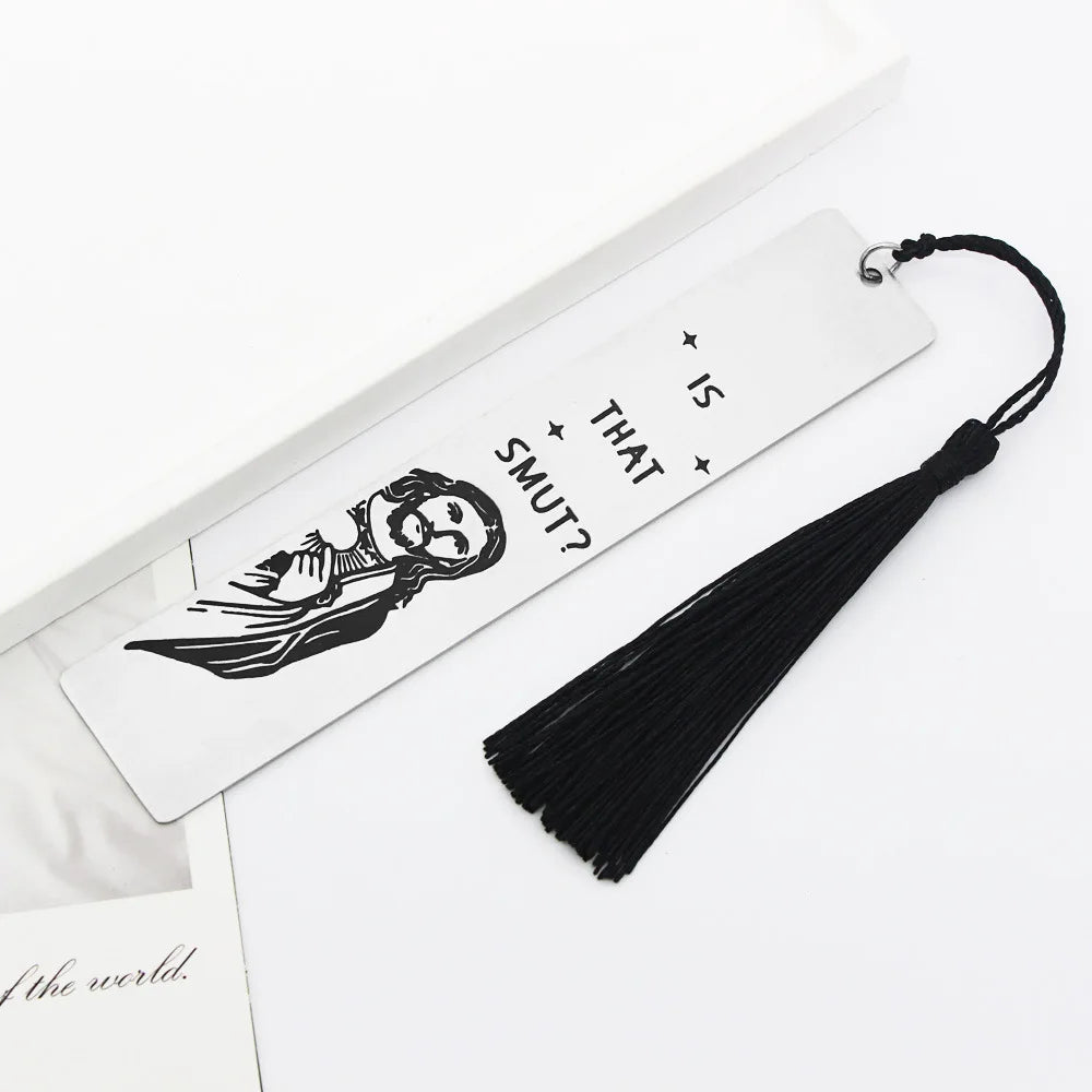 Funny Metal Bookmark with Tassel - Image 2