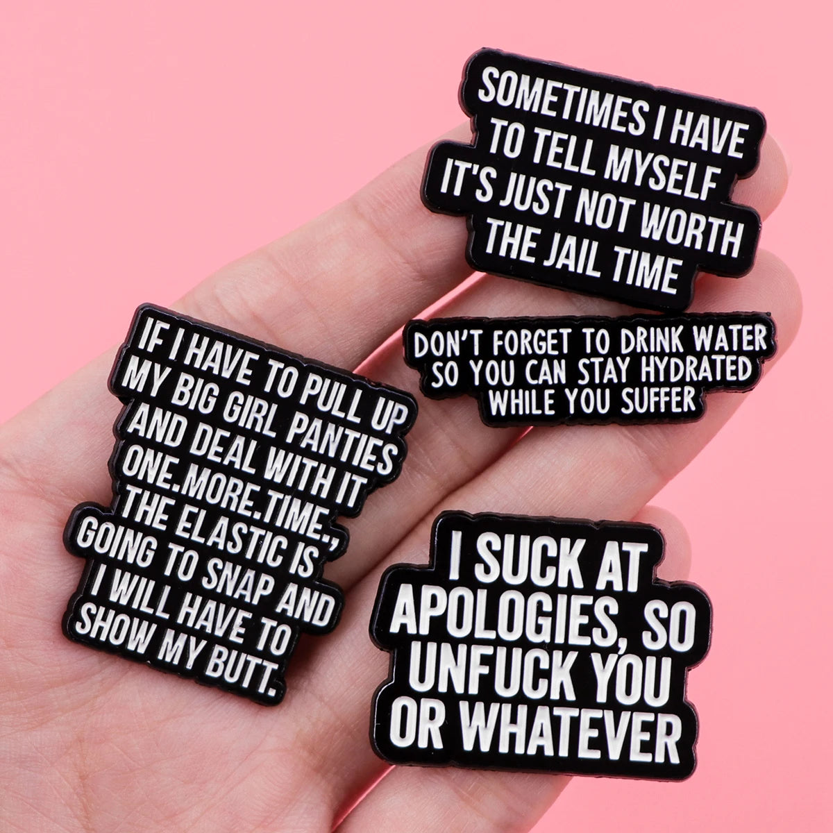 Jesus Enamel Pin – Sarcastic Quote Brooch for Backpacks, Clothing & Gifts - Image 3