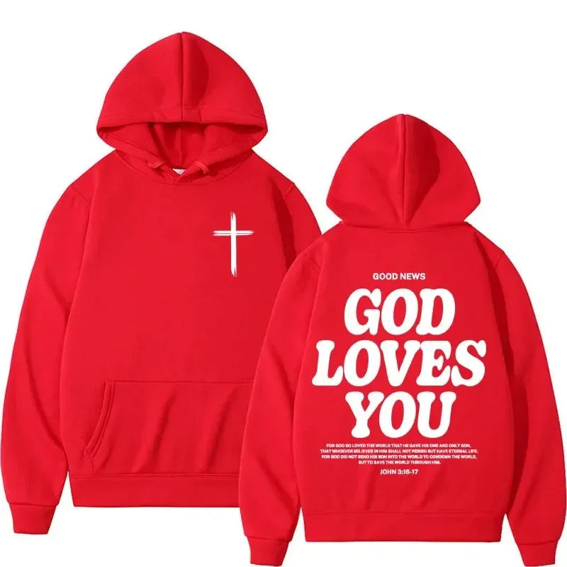 Harajuku Aesthetic Jesus Hoodie – Christian Streetwear with Bible Verse - Image 4
