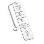 Jesus Cross Stainless Steel Bookmark