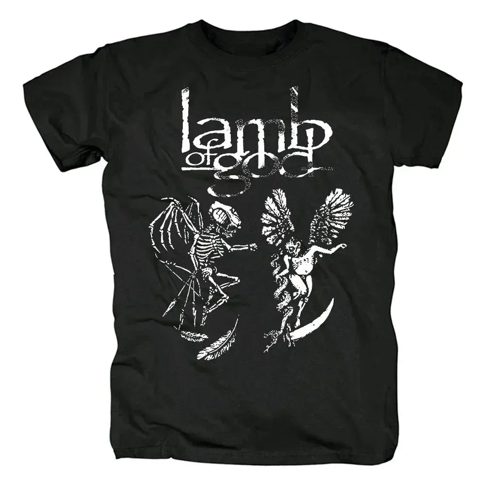 Lamb of God Heavy Metal Band T-Shirt – Men's Graphic Harajuku Streetwear Tee - Image 7