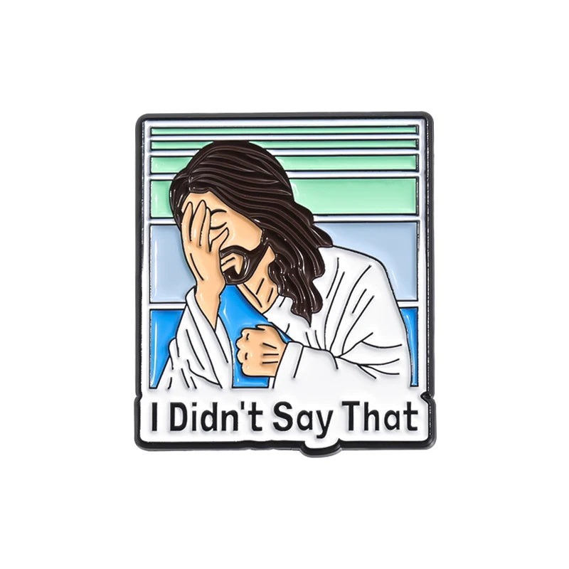 Jesus Enamel Pins – Christ Cartoon Brooches & Lapel Badges for Backpack, Collar & Gifts - Image 29