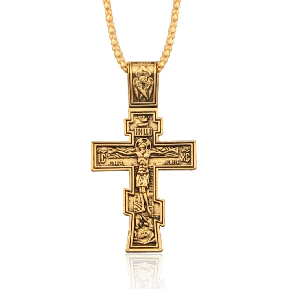 Movie John Wick Jesus Cross Necklace - Image 7