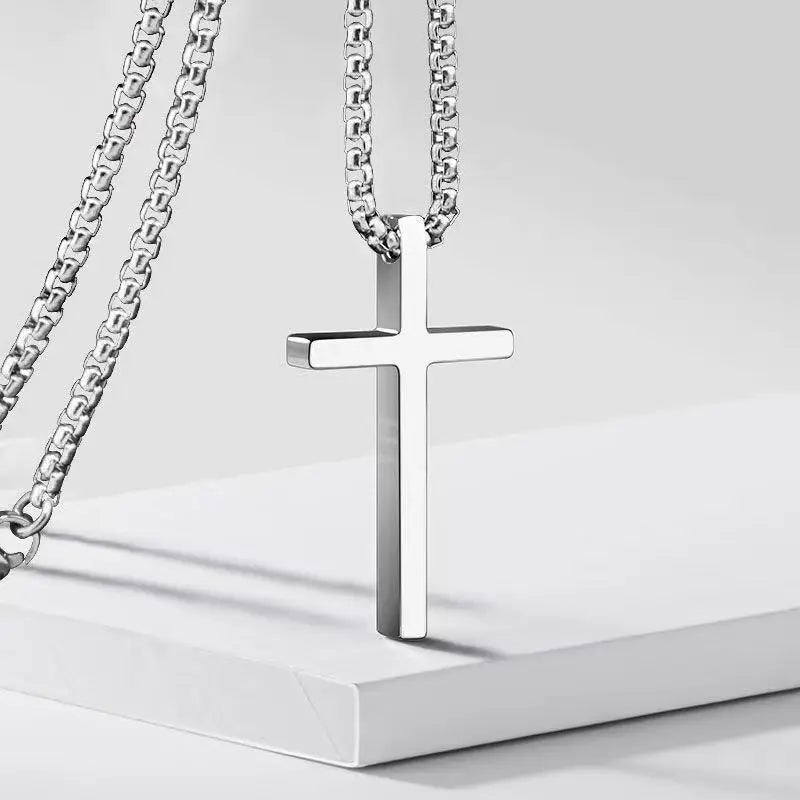 2025 New Christian Virgin Mary & Jesus Cross Necklace – Unisex Religious Pendant Jewelry - Image 4