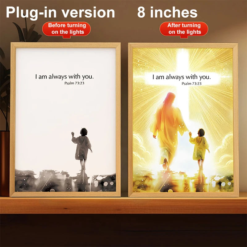 Lumin Works “I Am Always With You” Jesus Lamp - Image 28