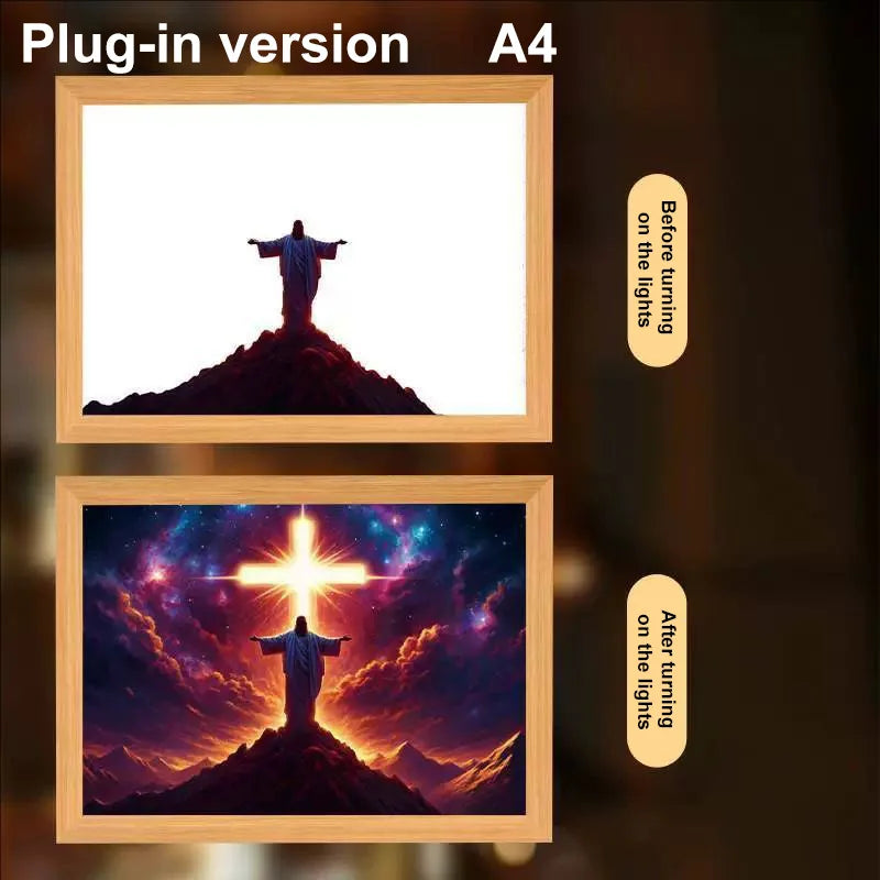 Lumin Works “I Am Always With You” Jesus Lamp - Image 14