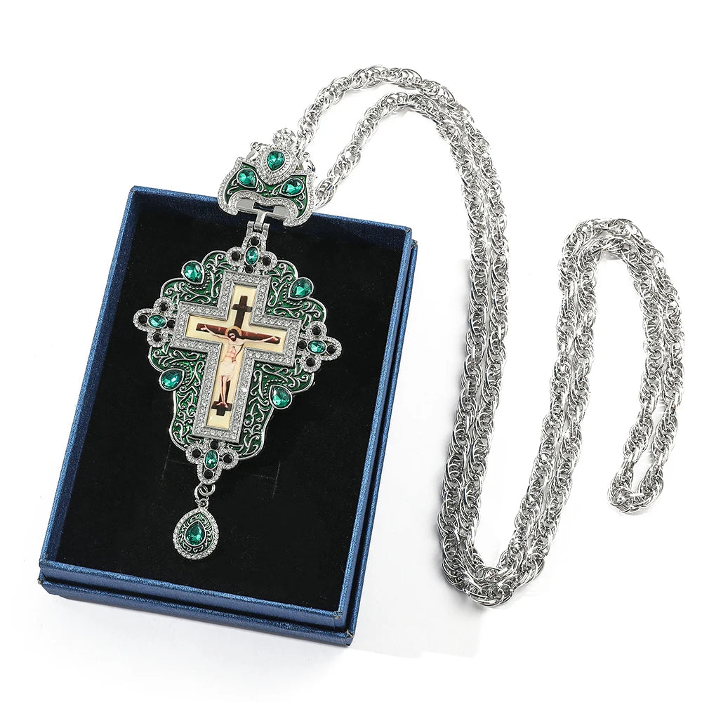 Christian Religion Jesus Cross Pendant Necklace – Long Chain Faith Jewelry (Europe & America Style) - Image 5