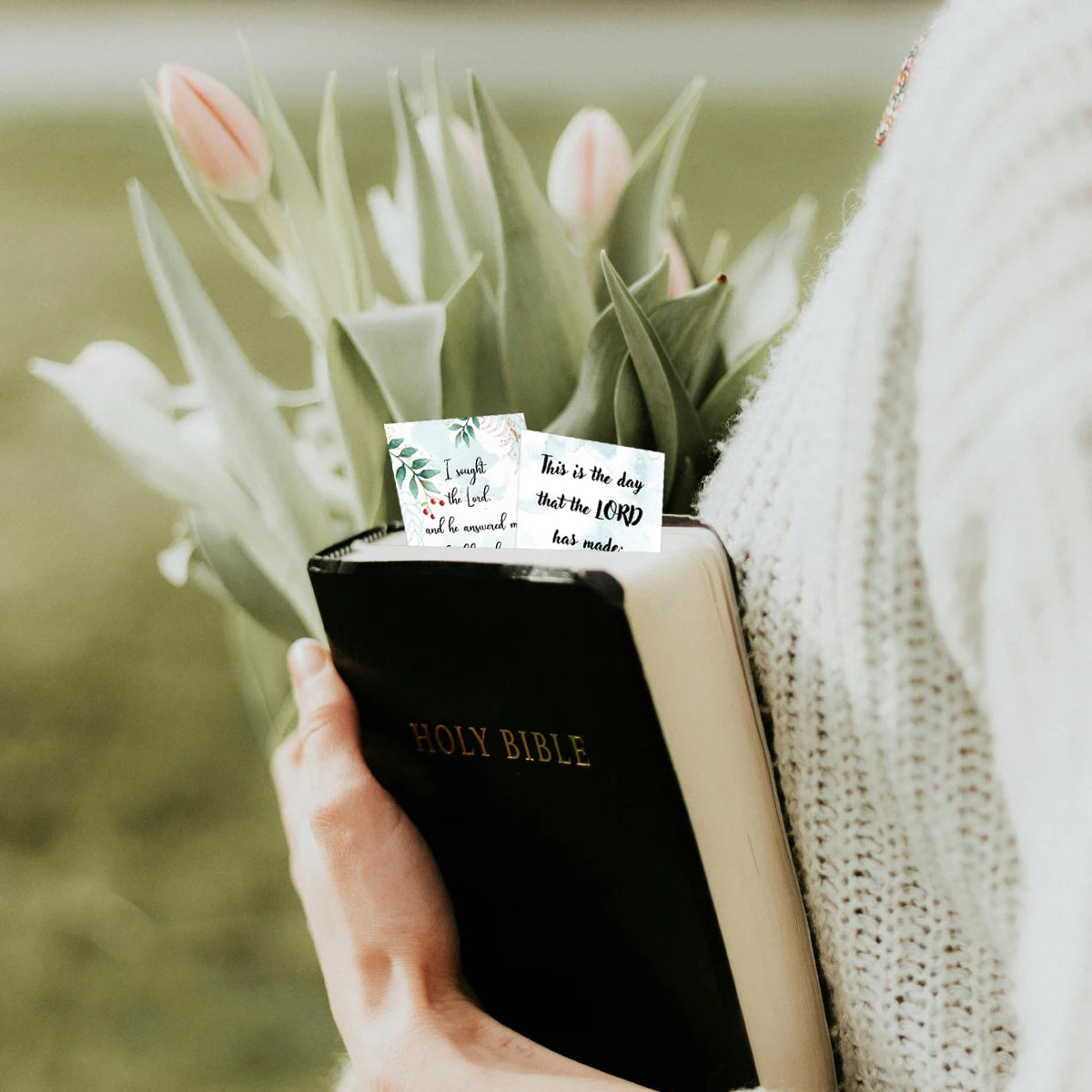 60pcs Bible Verse & Prayer Cards – Mini Scripture Cards for Women - Image 3