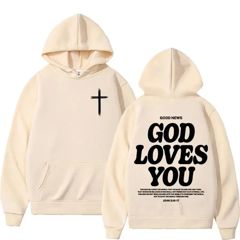 Harajuku Aesthetic Jesus Hoodie – Christian Streetwear with Bible Verse - Image 6
