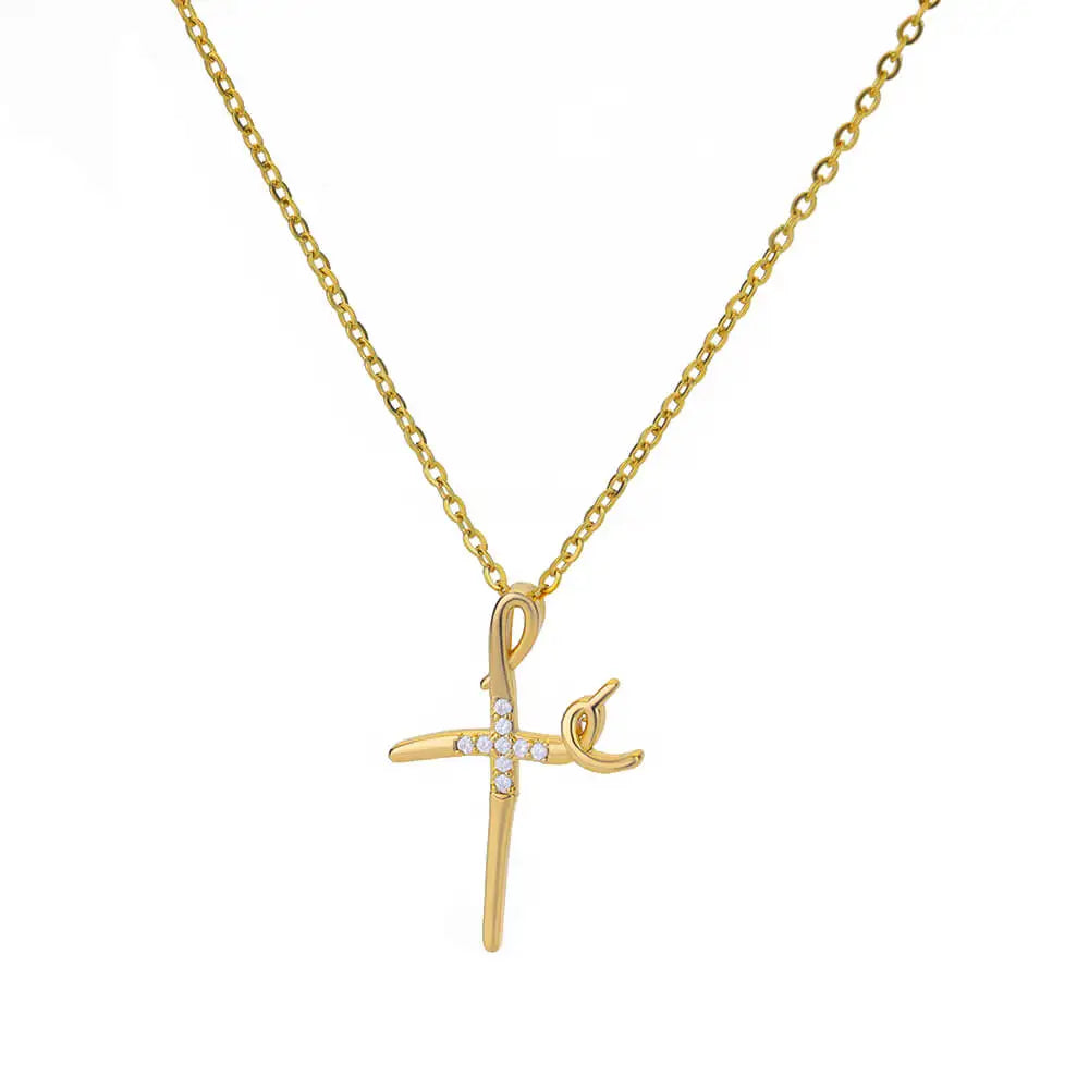 Caravaca Angels Crucifix Necklace – Gold Stainless Steel Jesus Cross for Men & Women - Image 11