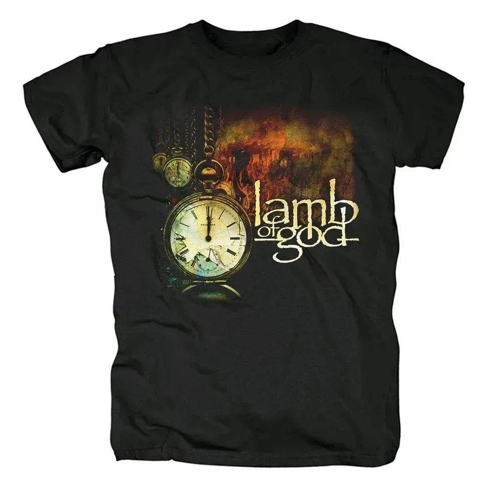 Lamb of God Heavy Metal Band T-Shirt – Men's Graphic Harajuku Streetwear Tee - Image 8