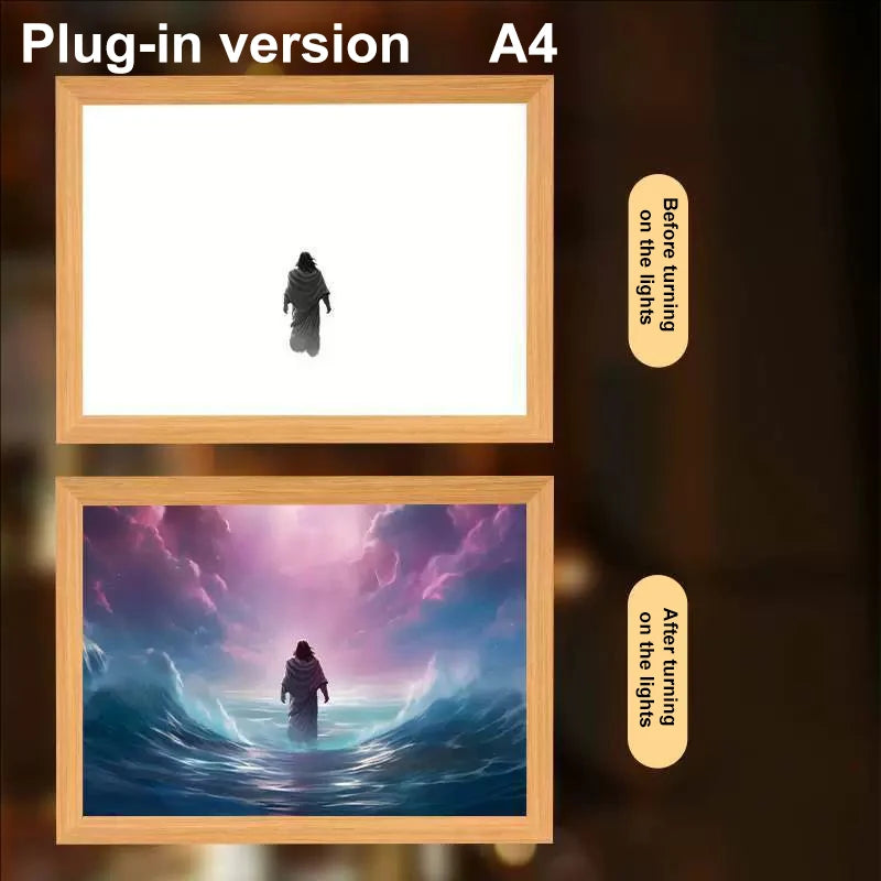 Lumin Works “I Am Always With You” Jesus Lamp - Image 13