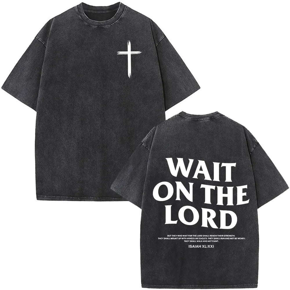 Christian Jesus Bible Verse Washed T-Shirt - Image 22