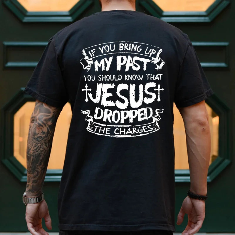 Jesus Christ Back Print T-Shirt – Oversized Christian Streetwear for Men - Image 6