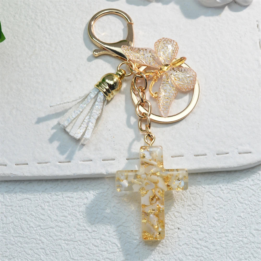 Black Cross Decorative Punk Leather Bracelet – Multilayer Braided Magnetic Clasp for Men - Image 15