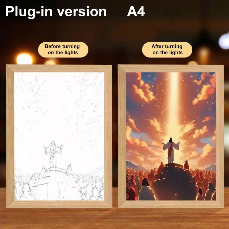 Lumin Works “I Am Always With You” Jesus Lamp - Image 29